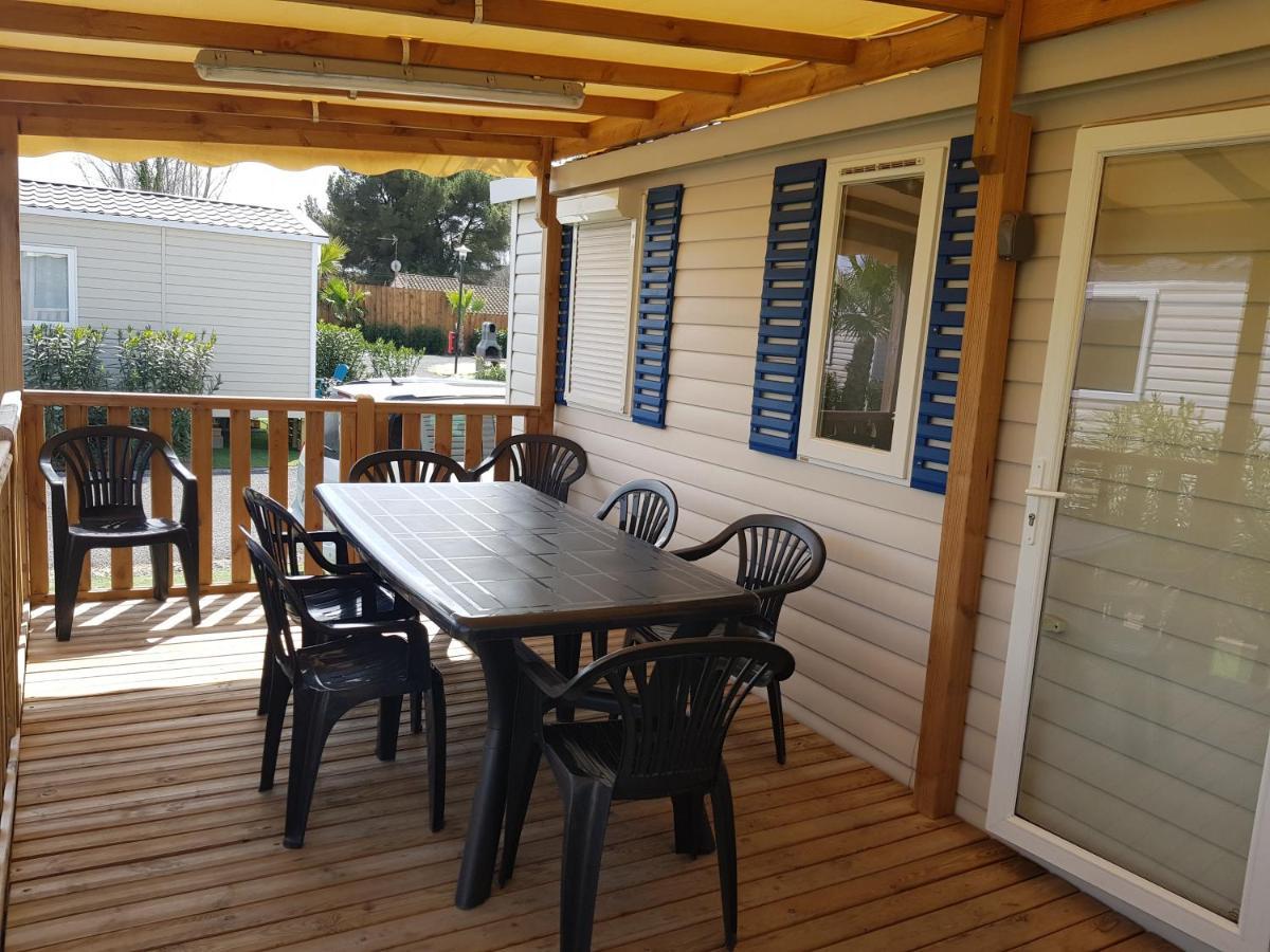 Mobil Home 8 Personnes Les Sables Du Midi Serignan Bagian luar foto